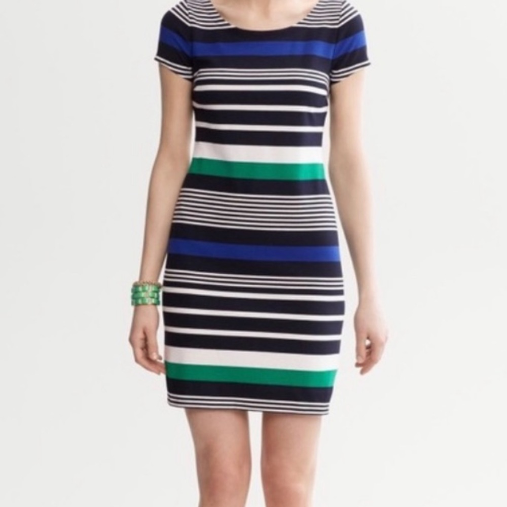Banana Republic Striped Dress sz 6